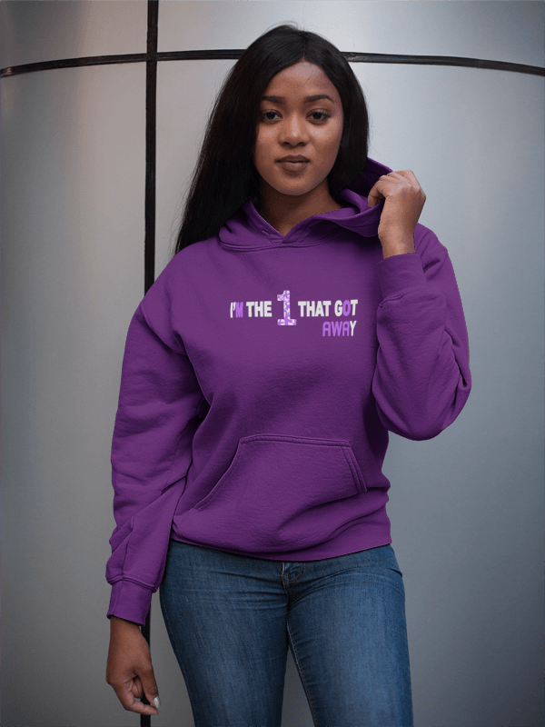 I’m The 1 That Got Away – Domestic Violence Awareness Edition T-Shirts & Hoodies + FREE Bracelet