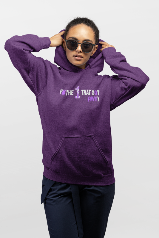 I’m The 1 That Got Away – Domestic Violence Awareness Edition T-Shirts & Hoodies + FREE Bracelet