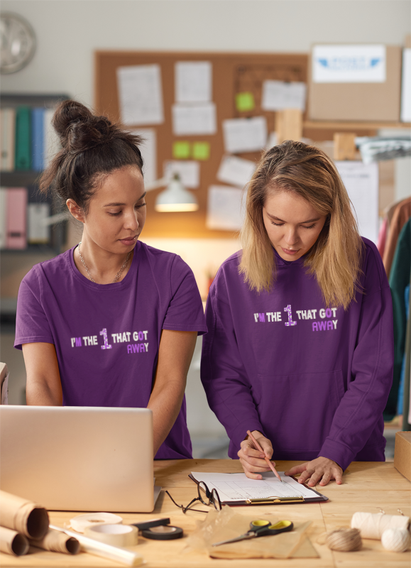 I’m The 1 That Got Away – Domestic Violence Awareness Edition T-Shirts & Hoodies + FREE Bracelet