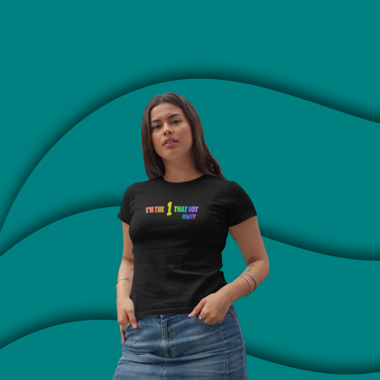 I’M THE 1 THAT GOT AWAY – Pride T-Shirt & Bracelet Set 🌈