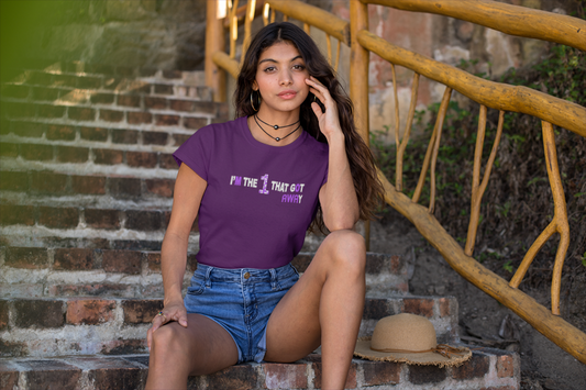 I’m The 1 That Got Away – Domestic Violence Awareness Edition T-Shirts & Hoodies + FREE Bracelet