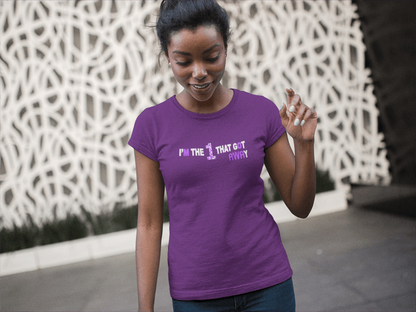 I’m The 1 That Got Away – Domestic Violence Awareness Edition T-Shirts & Hoodies + FREE Bracelet